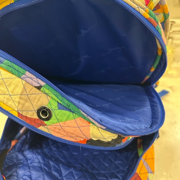 Vera Bradley Campus large backpack with padded back. Pop Art pattern. - Picture 8 of 13